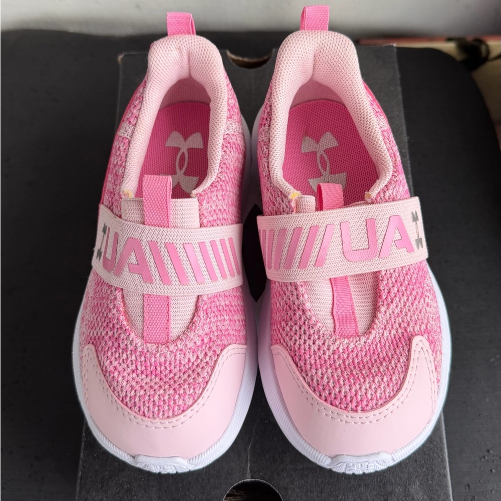 Under Armour Kids Pink UA GINF Surge 3 Slip - Picture 2 of 6